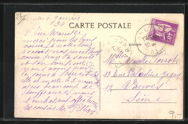 CPA LAUMESALÉSIA, VUE Générale, La Gare / La Gare 1935 EUR 6,00