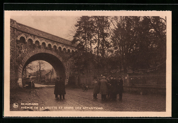 CPA BEAURAING, AVENUE de la Grotte et Arbre des Apparitions EUR 5,00 ...