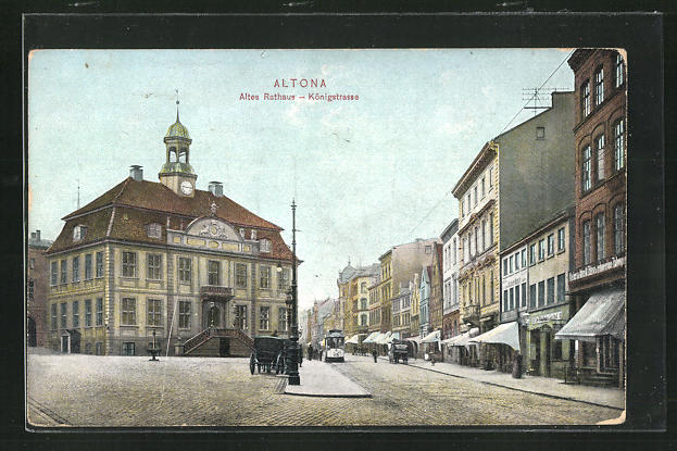 AK HamburgAltona, Altes Rathaus in der Königstraße eBay